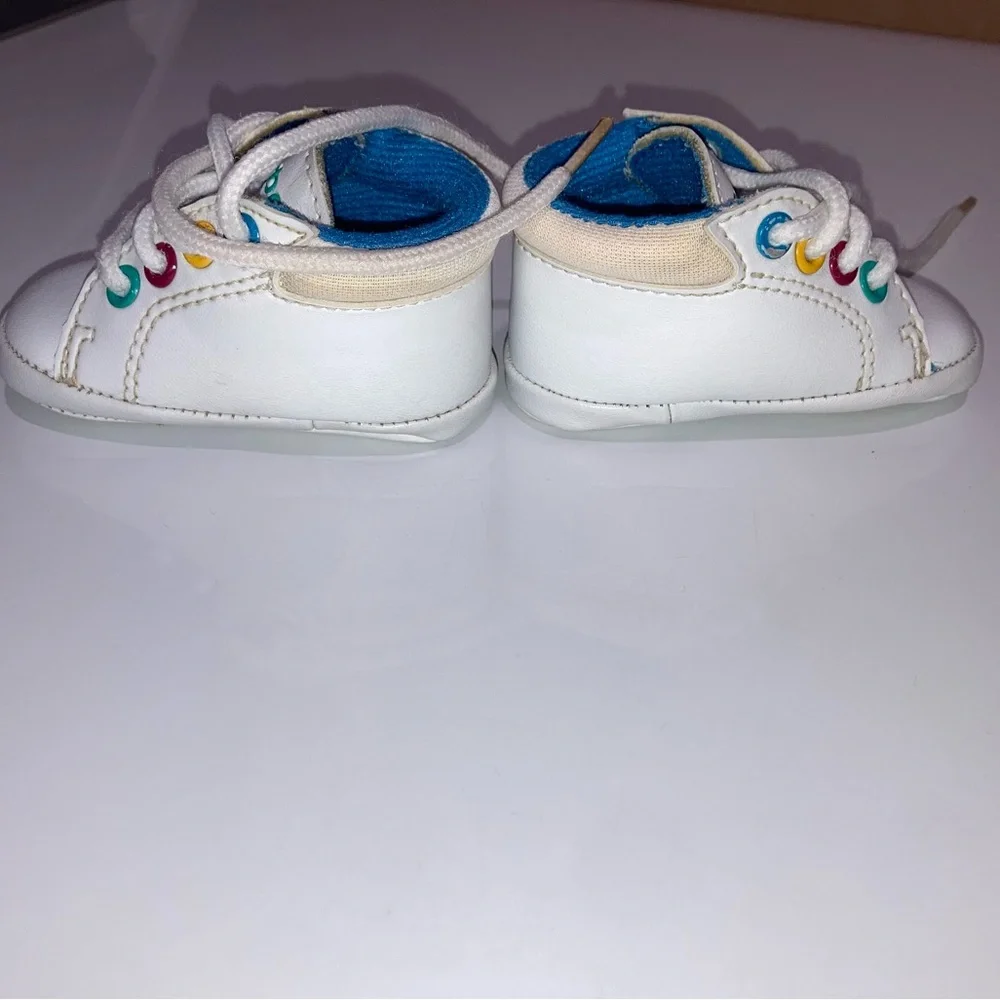 Gerber Vintage‎ Crib Shoes / Slip Guard / Infant shoes 1980's approx size 0